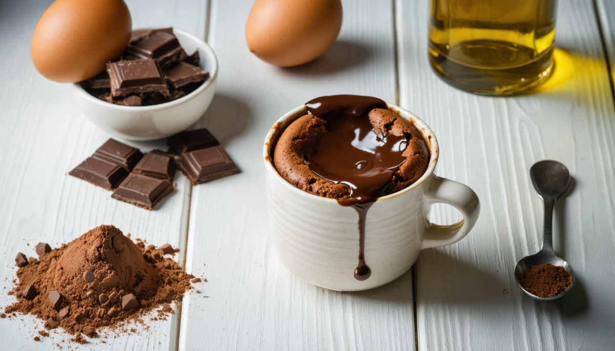 découvrez notre recette de mug cake au chocolat, une douceur saine, rapide et ultra simple à préparer pour un plaisir gourmand en quelques minutes.