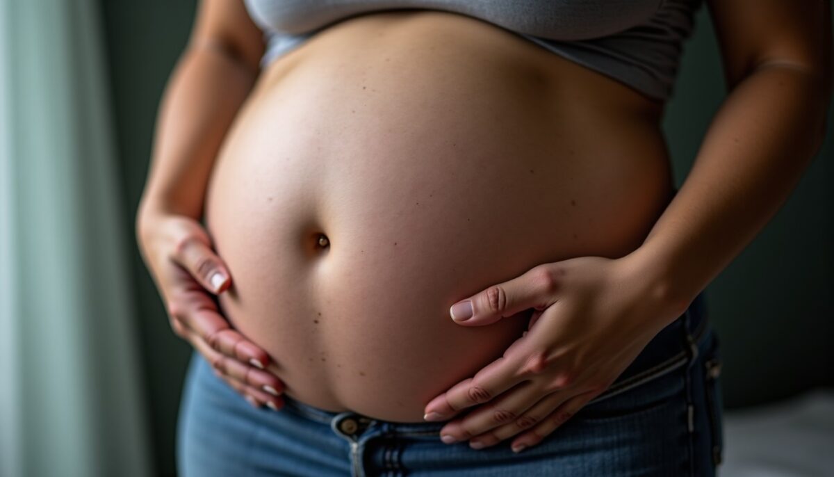 Pourquoi le ventre gonfle-t-il sous la poitrine chez la femme ? Causes et explications